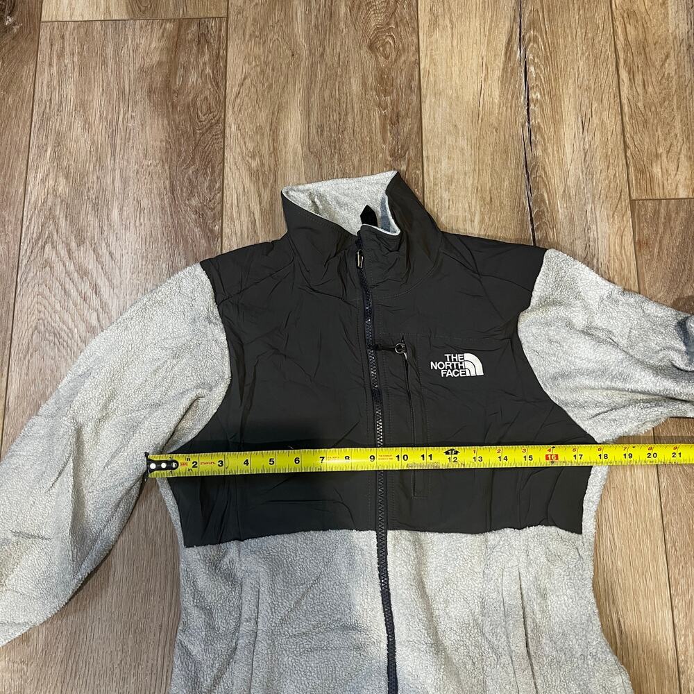 THE NORTH FACE Women's Polartec Denali Fleece Jacket Size XS In Black/Gray - Picture 5 of 8